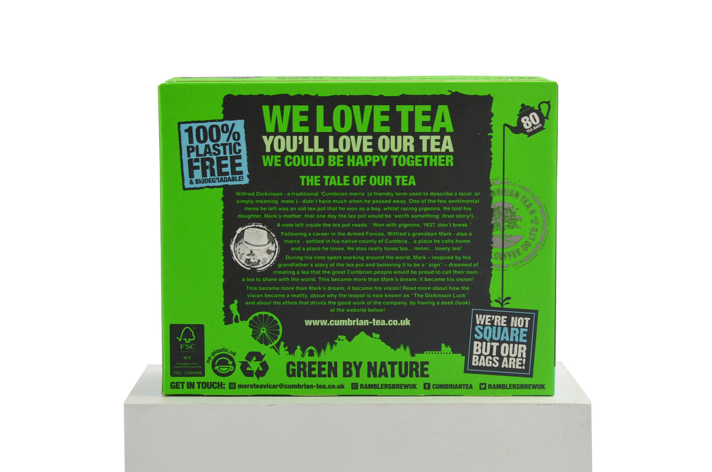 Cumbrian Tea - Ramblers Brew - 80 Teabags